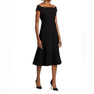 Carolina Herrera Altered Ottoman Corset Knit Dress Hemmed